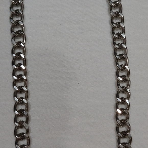 Vintage Silver & Rhinestone Necklace!!! - Picture 3 of 6